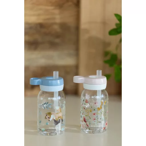 Little Dutch szívószálas kulacs 450 ml - fairy wonders