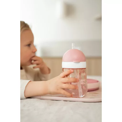 Little Dutch szívószálas pohár 300 ml - fairy garden
