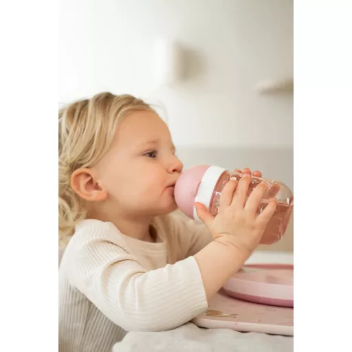 Little Dutch szívószálas pohár 300 ml - fairy garden