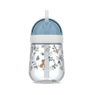 Little Dutch szívószálas pohár 300 ml - forest friends