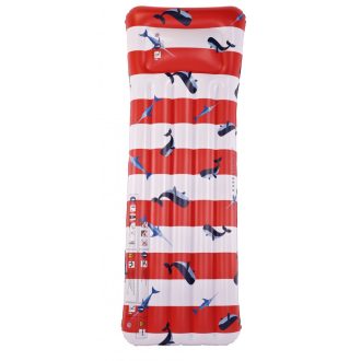 Swim Essentials felfújható matrac  - Red-White Whale