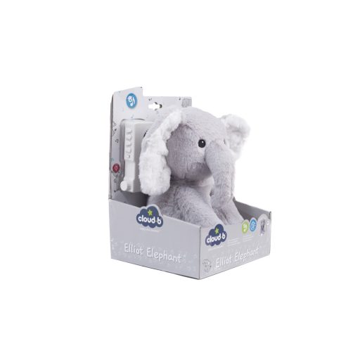 Cloud B alvást segítő zenélpő plüss - Elliot Elephant