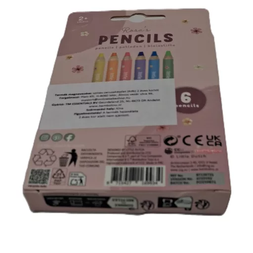 Little Dutch színes ceruza Rosa és barátai CSOMAGOLÁSSÉRÜLT