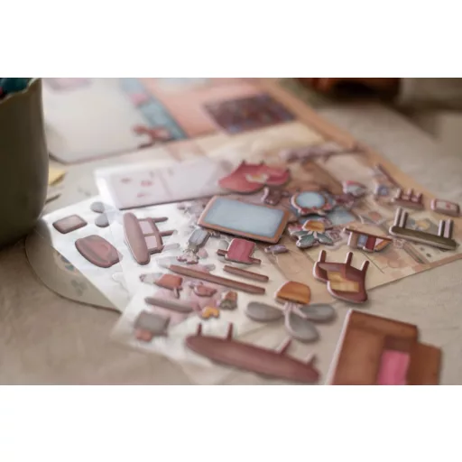 Little Dutch újrafelhasználható matricás füzet Rosa és barátai