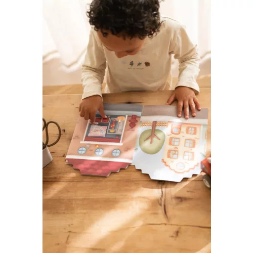 Little Dutch újrafelhasználható matricás füzet Jim és barátai