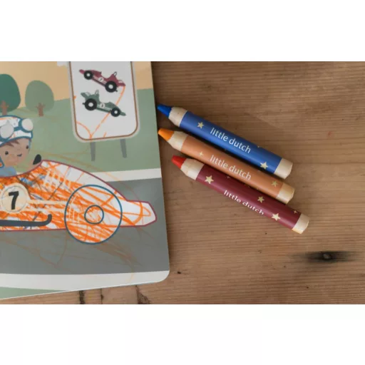 Little Dutch varázsfüzet színesceruzával Jim és barátai