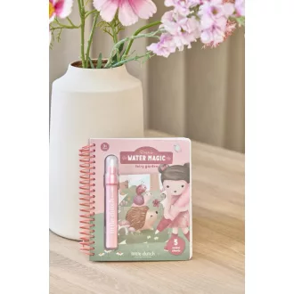 Little Dutch vízzel színező füzet - Rosa Fairy Garden