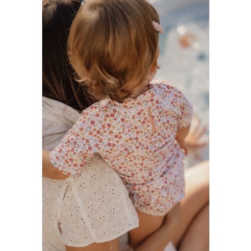 Little Dutch gyerek rövid ujjú UV szűrős úszó póló nyári virágok - 98/104