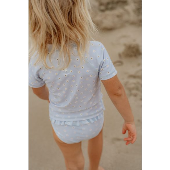 Little Dutch gyerek rövid ujjú úszó póló százszorszép kék - 98/104