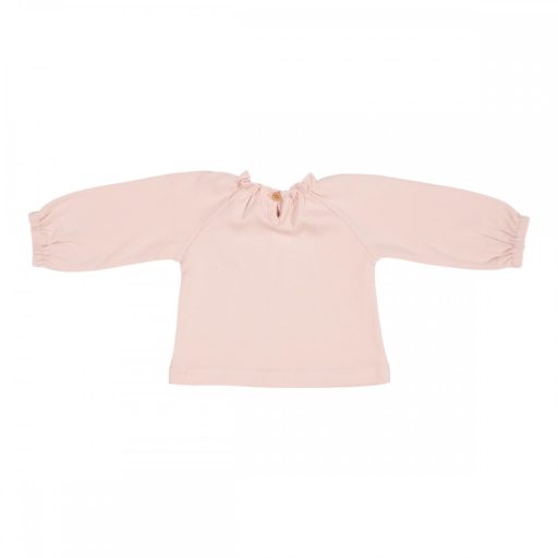 Little Dutch hosszú ujjú felső hímzéssel soft pink 62