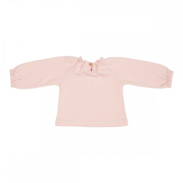 Little Dutch hosszú ujjú felső hímzéssel soft pink 62