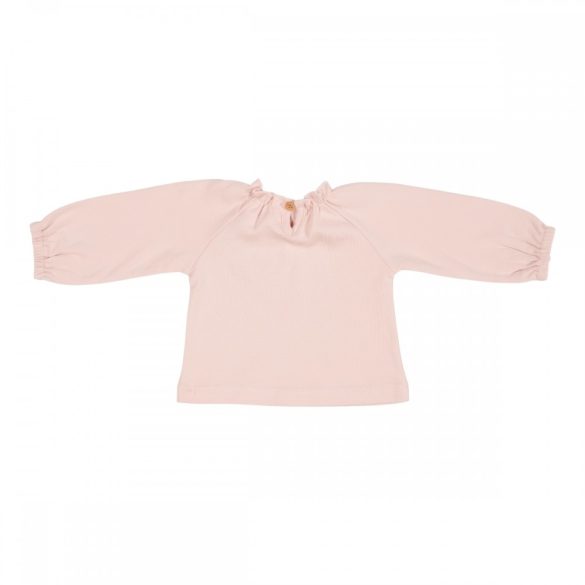 Little Dutch hosszú ujjú felső hímzéssel soft pink 68