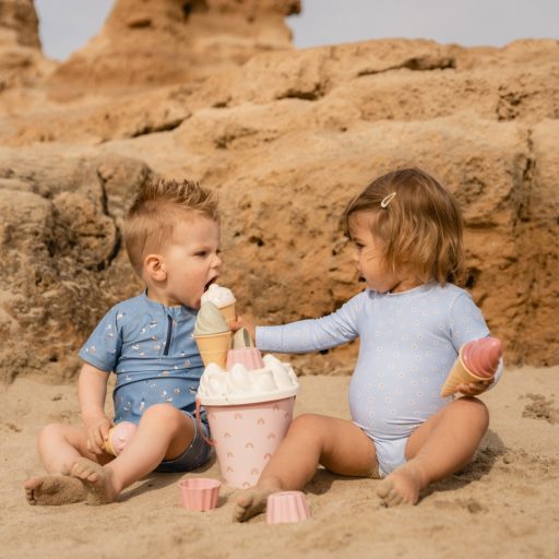Little Dutch gyerek rövid ujjú UV szűrős úszó póló tengerész sötétkék 74/80