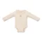 Little Dutch hosszú ujjú body Sand Melange - 68
