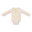 Little Dutch hosszú ujjú body Sand Melange - 68