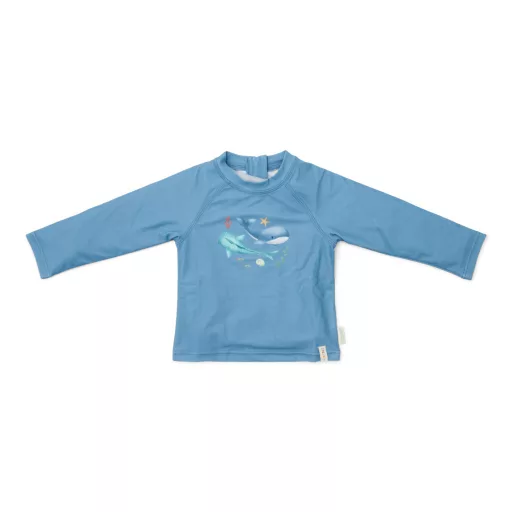 Little Dutch hosszú ujjú úszó póló Ocean Blue - 86/92
