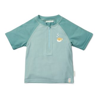   Little Dutch rövid ujjú úszó póló Seashells Surf Blue - 86/92