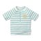Little Dutch rövid ujjú úszó póló Stripes Surf Blue - 74/80