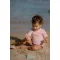 Little Dutch rövid ujjú úszó póló Sunny Flowers Blush - 86/92