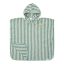 Little Dutch fürdőponcsó Seashells and Stripes Surf Blue