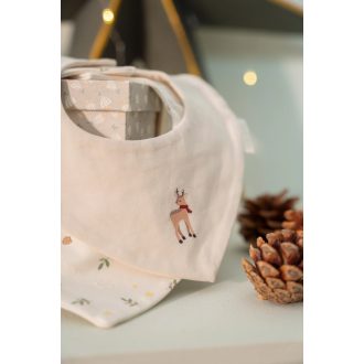 Little Dutch karácsonyi mintás nyálkendő (2 db)