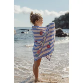   Little Dutch strandtörölköző Dreamy Purple Stripe - 60cm X 120cm
