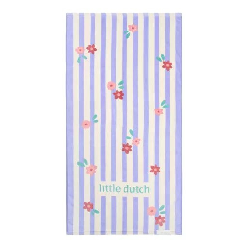 Little Dutch strandtörölköző Dreamy Purple Stripe - 60cm X 120cm