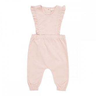Little Dutch kordbársony pántos nadrág soft pink 86