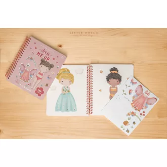   Little Dutch öltöztess matricás füzet - Rosa és barátai
