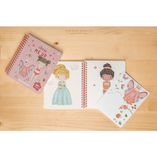 Little Dutch öltöztess matricás füzet - Rosa és barátai