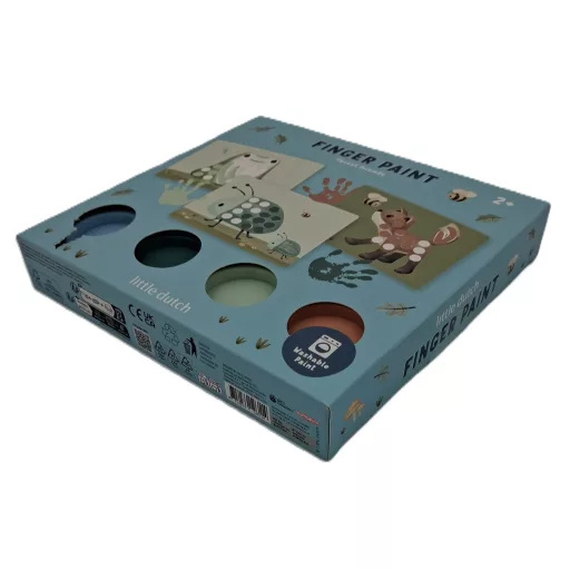 Little Dutch ujjfestő készlet - Forest Friends CSOMAGOLÁSSÉRÜLT