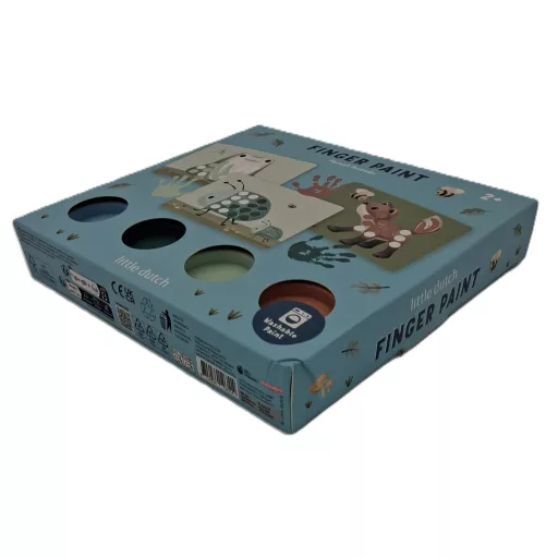 Little Dutch ujjfestő készlet - Forest Friends CSOMAGOLÁSSÉRÜLT