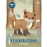 Little Dutch matrica szett - Forest Friends
