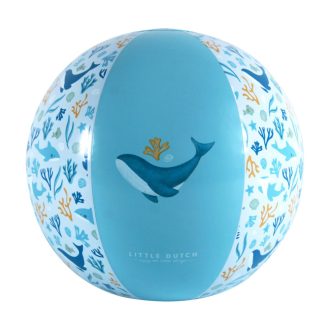   Little Dutch felfújható strandlabda Ocean Dreams kék 35 cm