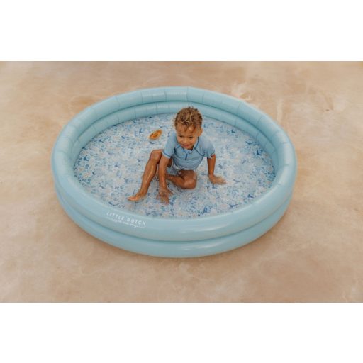 Little Dutch felfújható medence Ocean Dreams kék 150 cm CSOMAGOLÁSSÉRÜLT