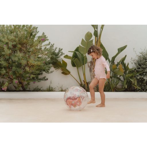 Little Dutch felfújható 3D strandlabda Ocean Dreams pink