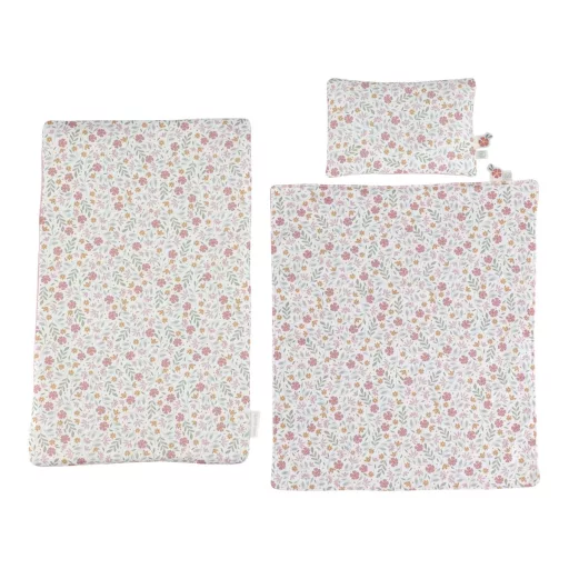 Little Dutch játék babaágy ágyneművel - Fairy Garden CSOMAGOLÁSSÉRÜLT