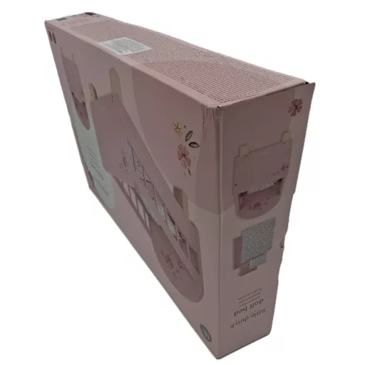 Little Dutch játék babaágy ágyneművel - Fairy Garden CSOMAGOLÁSSÉRÜLT