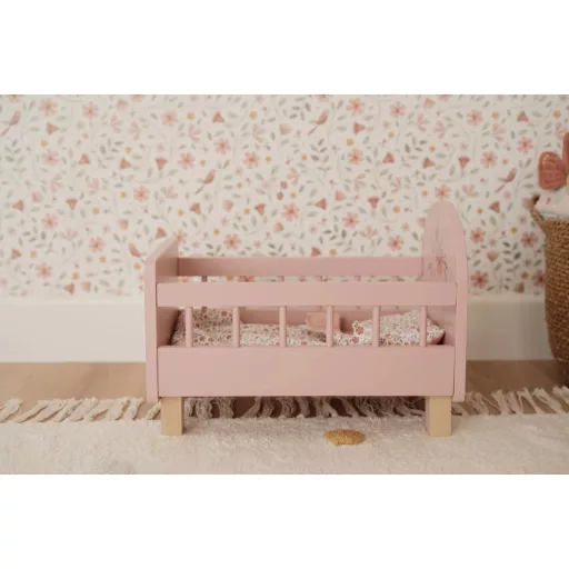 Little Dutch játék babaágy ágyneművel - Fairy Garden CSOMAGOLÁSSÉRÜLT