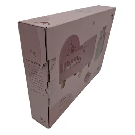 Little Dutch játék babaágy ágyneművel - Fairy Garden CSOMAGOLÁSSÉRÜLT