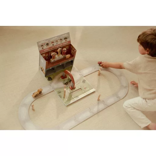 Little Dutch játékkoffer versenypálya CSOMAGOLÁSSÉRÜLT