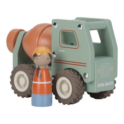 Little Dutch betonkeverő autó figurával