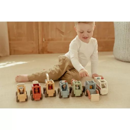 Little Dutch kotrógép figurával CSOMAGOLÁSSÉRÜLT