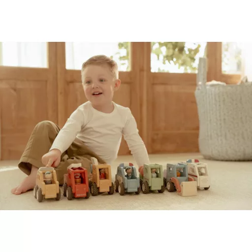 Little Dutch kotrógép figurával CSOMAGOLÁSSÉRÜLT