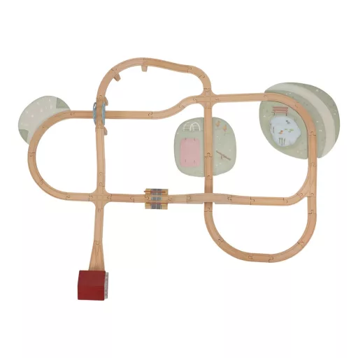 Little Dutch vasút szett CSOMAGOLÁSSÉRÜLT2