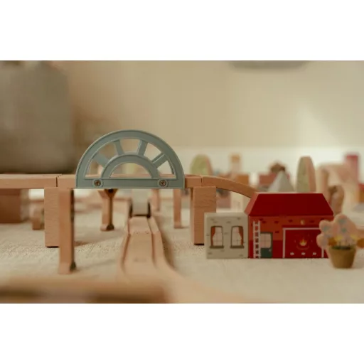 Little Dutch vasút szett CSOMAGOLÁSSÉRÜLT2