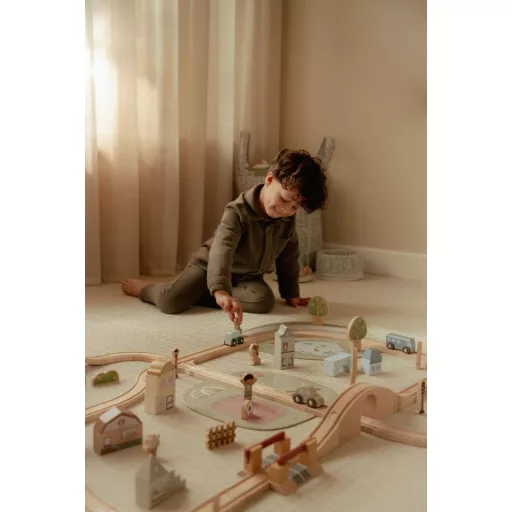 Little Dutch vasút szett CSOMAGOLÁSSÉRÜLT2