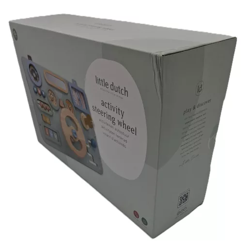 Little Dutch fa montessori kormánykerék CSOMAGOLÁSSÉRÜLT
