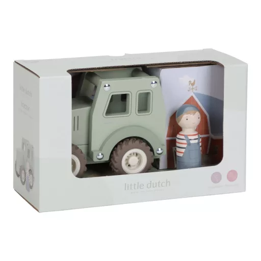 Little Dutch traktor figurával CSOMAGOLÁSSÉRÜLT