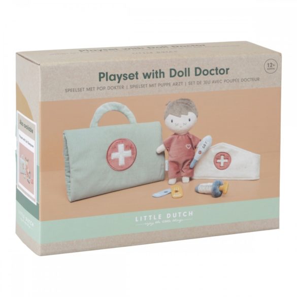 Little Dutch orvosos játékszett babával